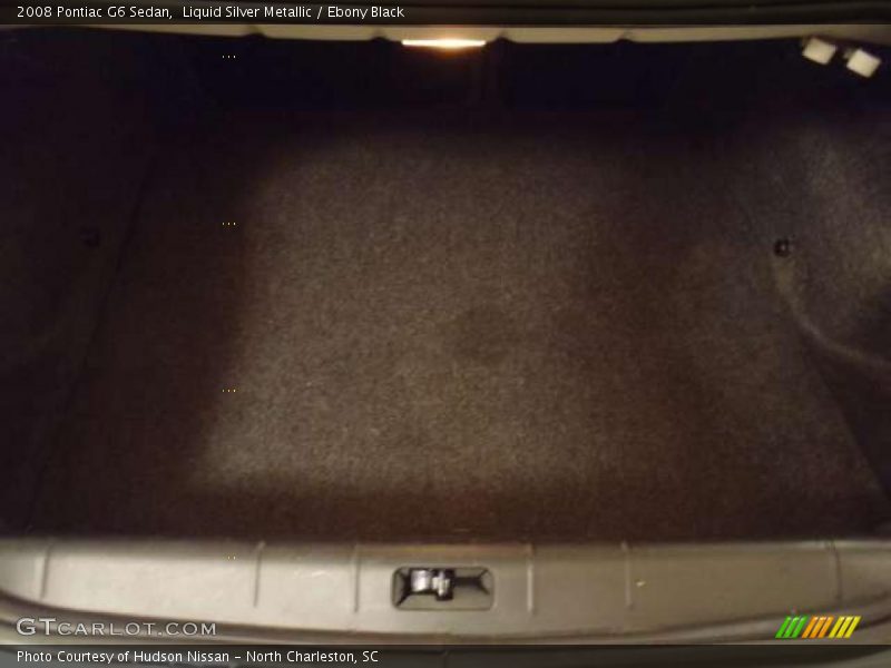 Liquid Silver Metallic / Ebony Black 2008 Pontiac G6 Sedan