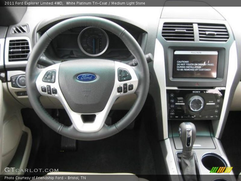 Dashboard of 2011 Explorer Limited 4WD