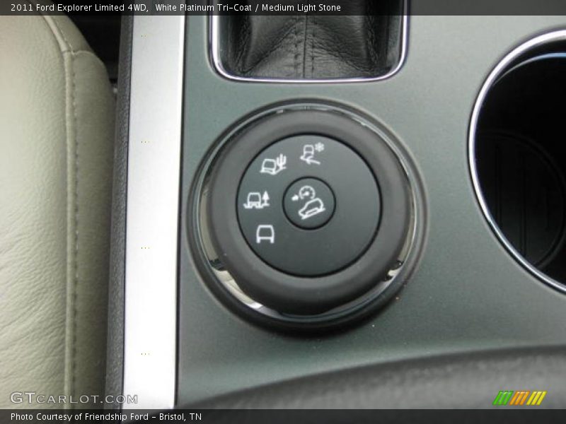 Controls of 2011 Explorer Limited 4WD