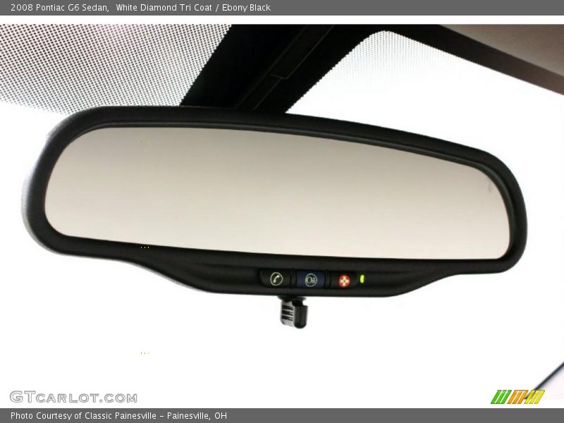 White Diamond Tri Coat / Ebony Black 2008 Pontiac G6 Sedan