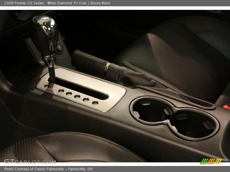 White Diamond Tri Coat / Ebony Black 2008 Pontiac G6 Sedan