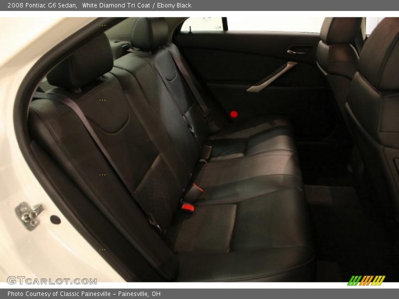 White Diamond Tri Coat / Ebony Black 2008 Pontiac G6 Sedan