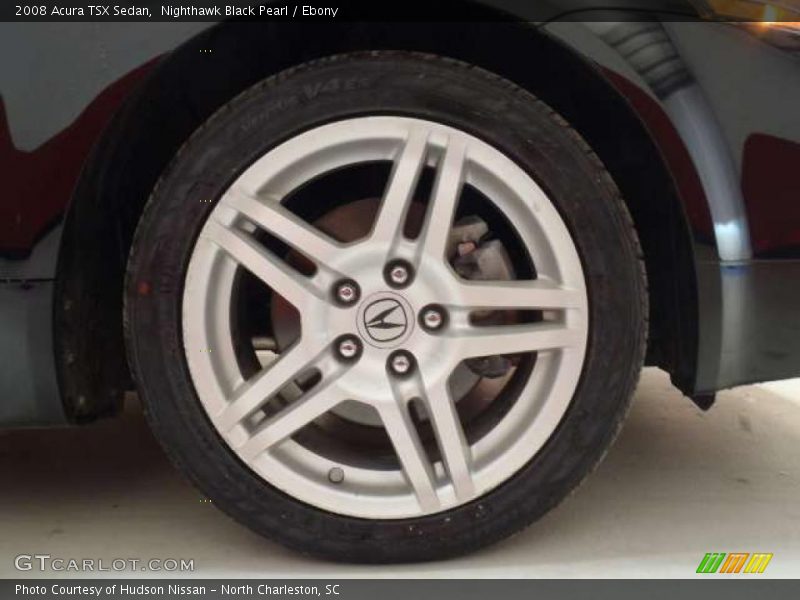 Nighthawk Black Pearl / Ebony 2008 Acura TSX Sedan