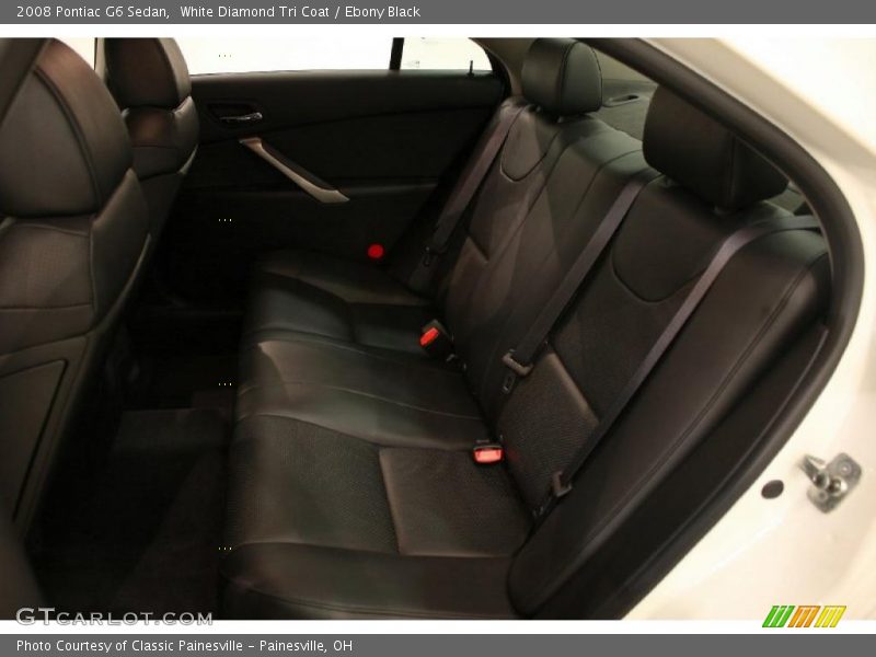 White Diamond Tri Coat / Ebony Black 2008 Pontiac G6 Sedan