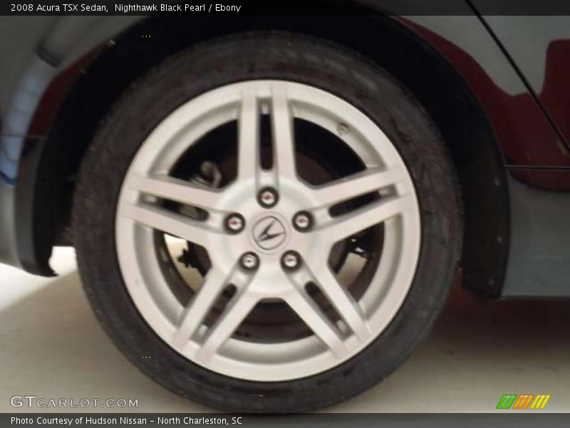 Nighthawk Black Pearl / Ebony 2008 Acura TSX Sedan