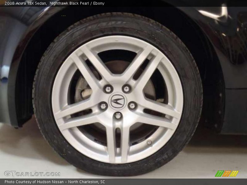 Nighthawk Black Pearl / Ebony 2008 Acura TSX Sedan