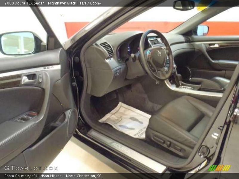 Nighthawk Black Pearl / Ebony 2008 Acura TSX Sedan