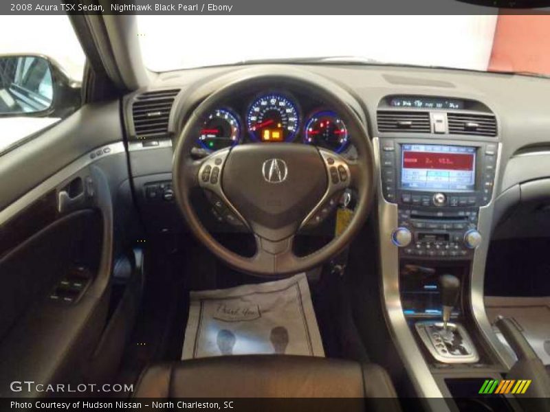 Nighthawk Black Pearl / Ebony 2008 Acura TSX Sedan