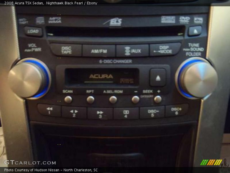 Nighthawk Black Pearl / Ebony 2008 Acura TSX Sedan