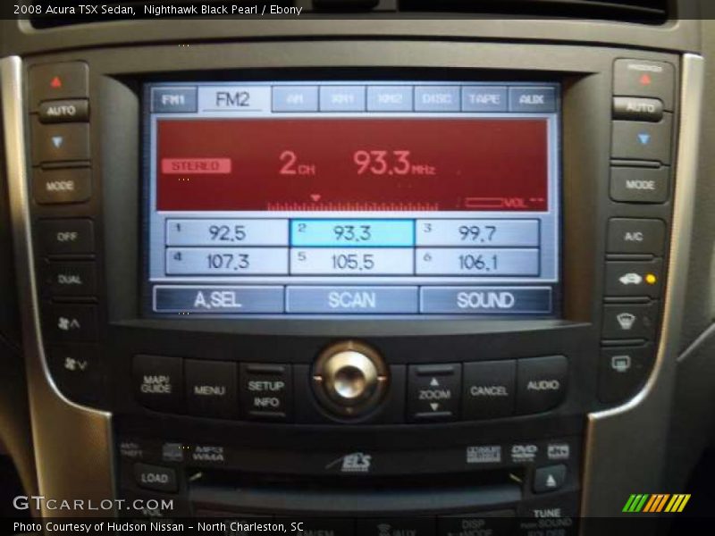 Nighthawk Black Pearl / Ebony 2008 Acura TSX Sedan