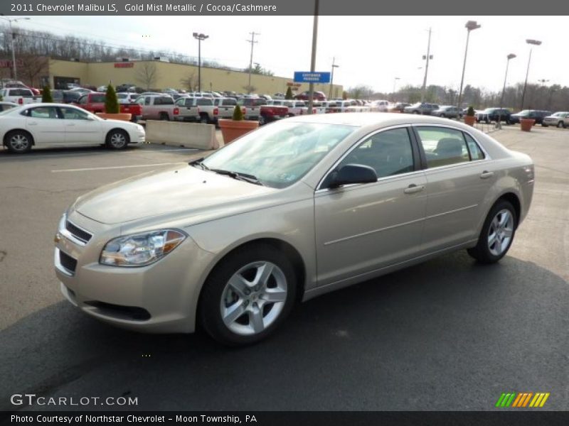 Gold Mist Metallic / Cocoa/Cashmere 2011 Chevrolet Malibu LS