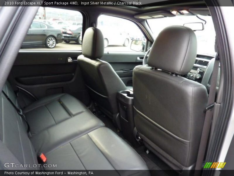 Ingot Silver Metallic / Charcoal Black 2010 Ford Escape XLT Sport Package 4WD