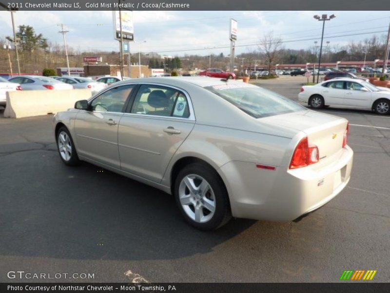 Gold Mist Metallic / Cocoa/Cashmere 2011 Chevrolet Malibu LS