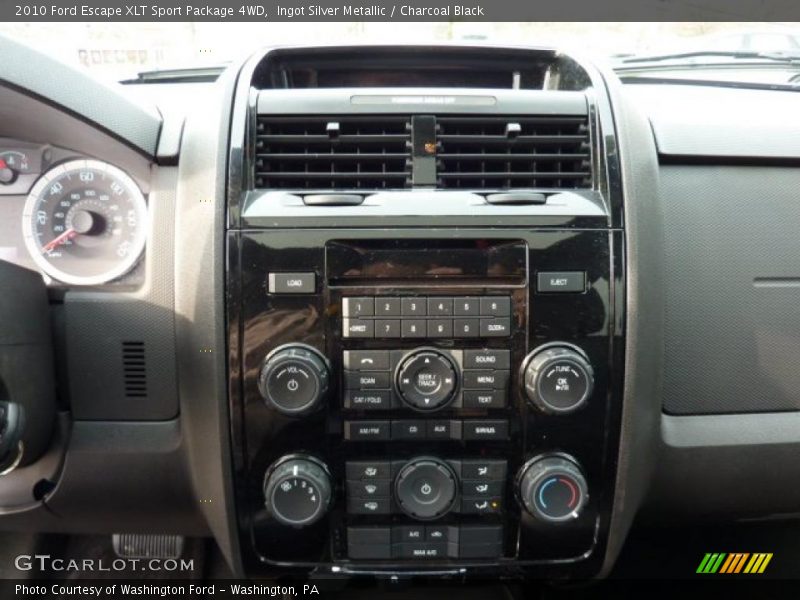 Ingot Silver Metallic / Charcoal Black 2010 Ford Escape XLT Sport Package 4WD