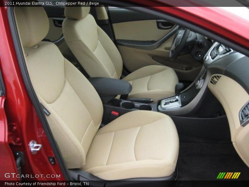  2011 Elantra GLS Beige Interior