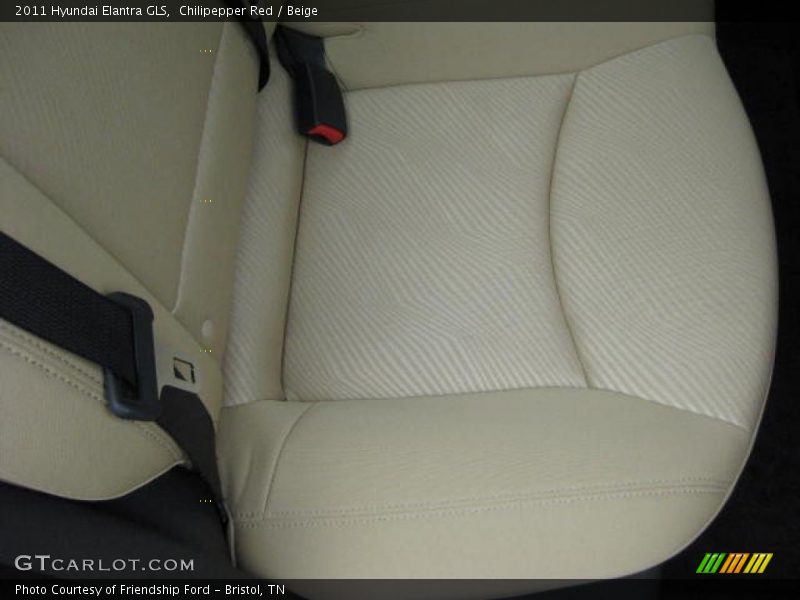 Chilipepper Red / Beige 2011 Hyundai Elantra GLS