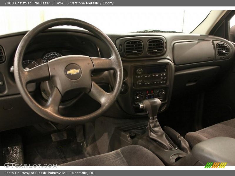 Silverstone Metallic / Ebony 2008 Chevrolet TrailBlazer LT 4x4