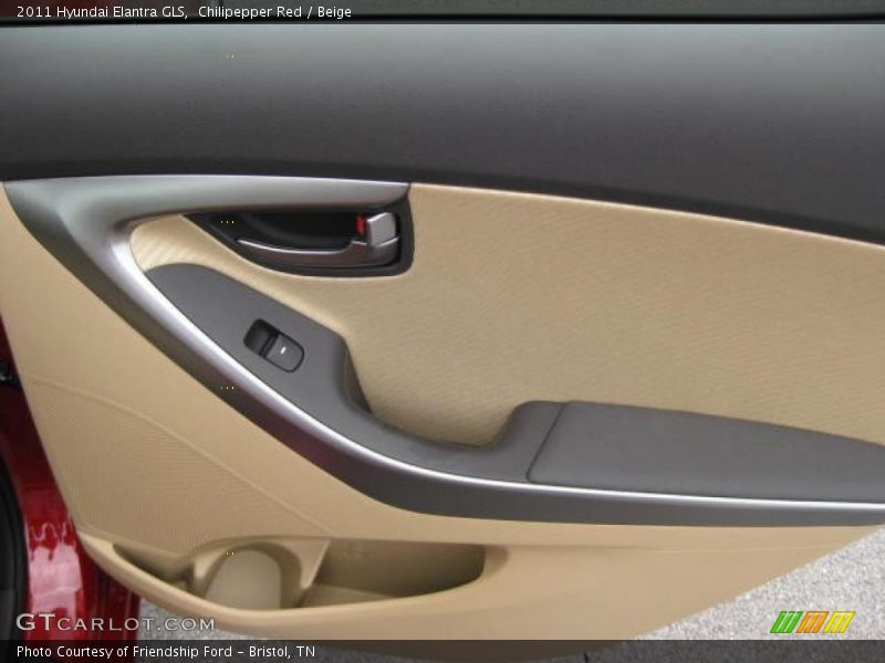 Chilipepper Red / Beige 2011 Hyundai Elantra GLS