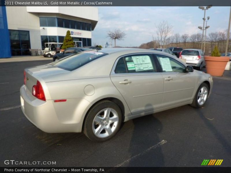 Gold Mist Metallic / Cocoa/Cashmere 2011 Chevrolet Malibu LS