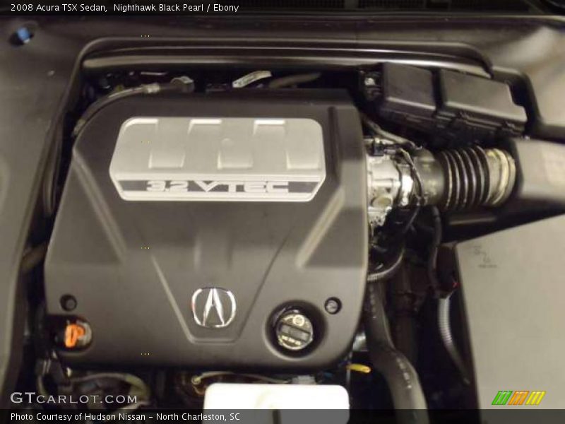 Nighthawk Black Pearl / Ebony 2008 Acura TSX Sedan