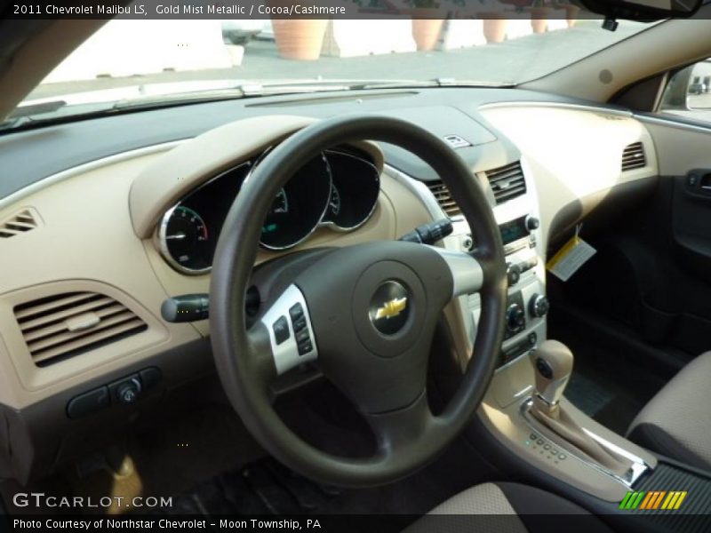 Gold Mist Metallic / Cocoa/Cashmere 2011 Chevrolet Malibu LS