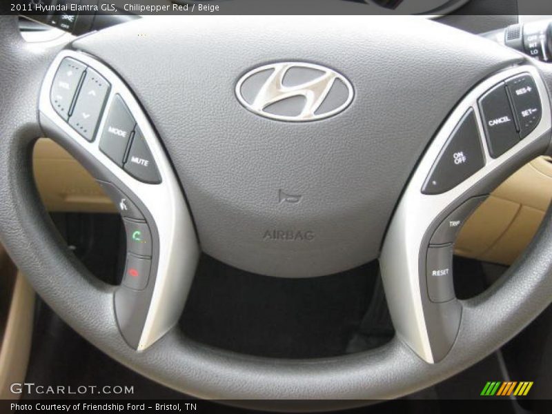 Controls of 2011 Elantra GLS