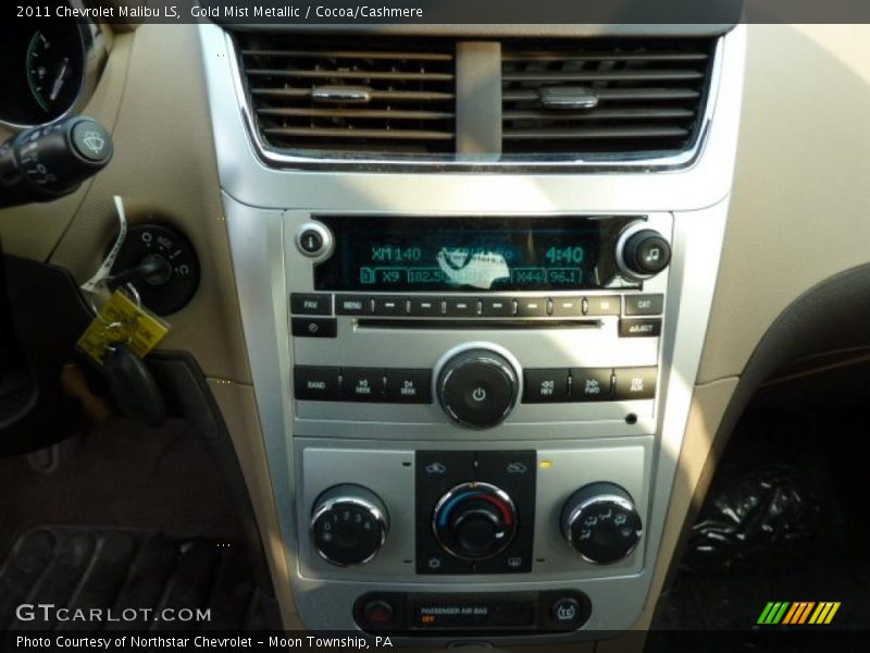 Gold Mist Metallic / Cocoa/Cashmere 2011 Chevrolet Malibu LS