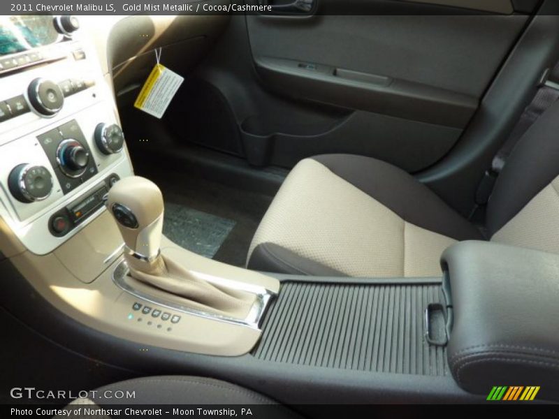 Gold Mist Metallic / Cocoa/Cashmere 2011 Chevrolet Malibu LS