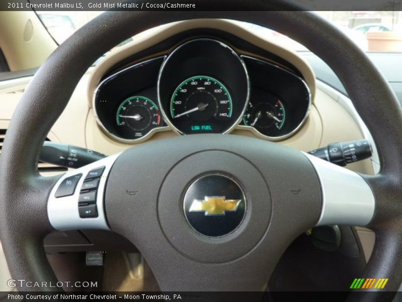 Gold Mist Metallic / Cocoa/Cashmere 2011 Chevrolet Malibu LS