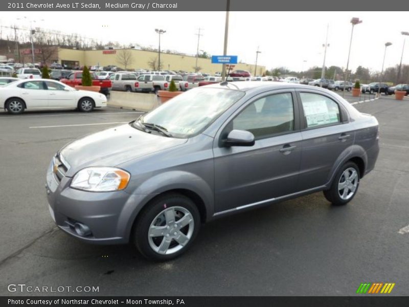 Medium Gray / Charcoal 2011 Chevrolet Aveo LT Sedan