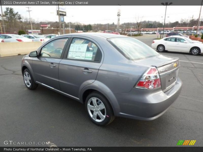 Medium Gray / Charcoal 2011 Chevrolet Aveo LT Sedan