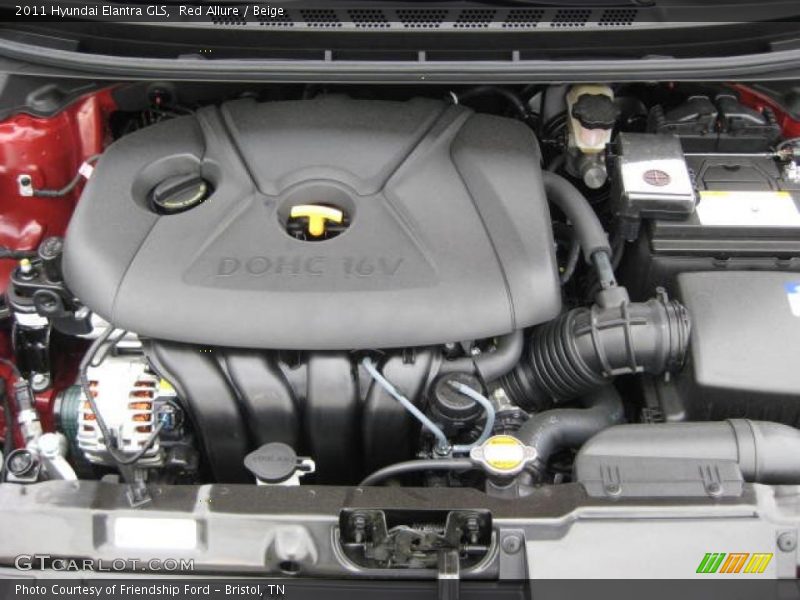  2011 Elantra GLS Engine - 1.8 Liter DOHC 16-Valve D-CVVT 4 Cylinder
