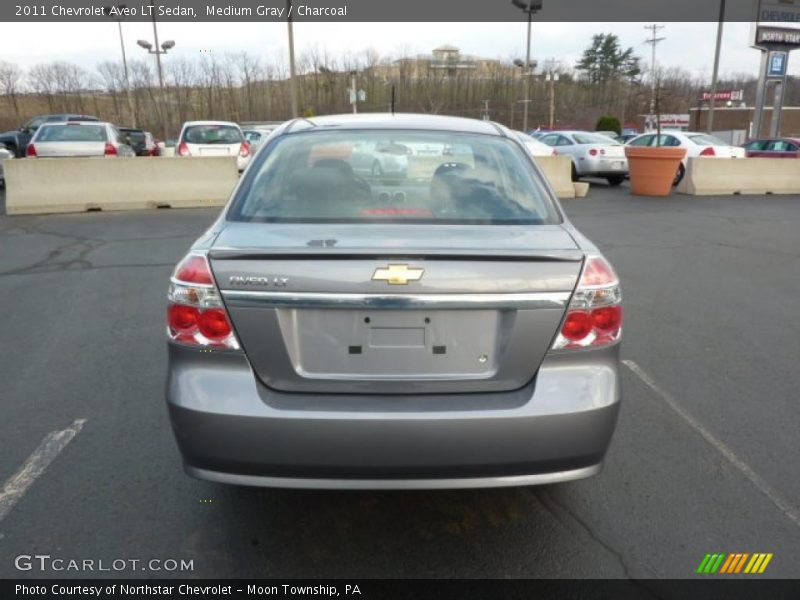 Medium Gray / Charcoal 2011 Chevrolet Aveo LT Sedan