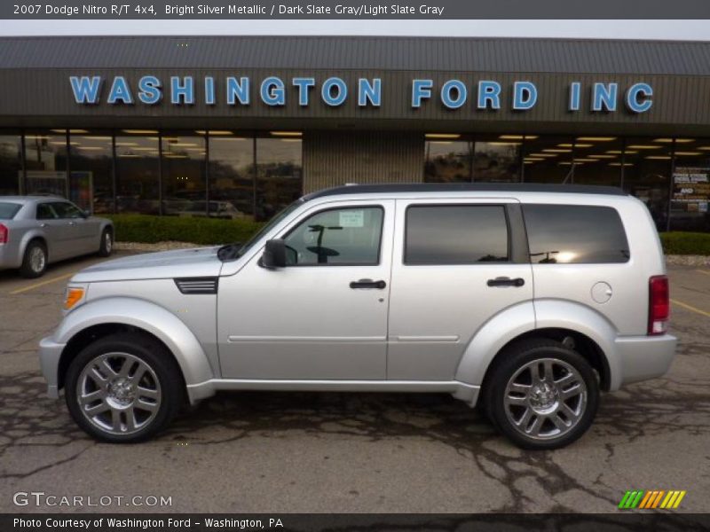 Bright Silver Metallic / Dark Slate Gray/Light Slate Gray 2007 Dodge Nitro R/T 4x4