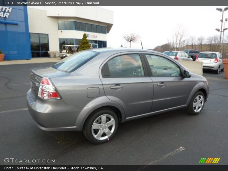 Medium Gray / Charcoal 2011 Chevrolet Aveo LT Sedan