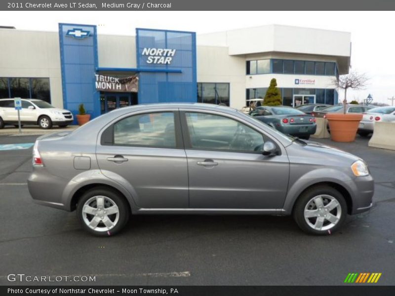 Medium Gray / Charcoal 2011 Chevrolet Aveo LT Sedan