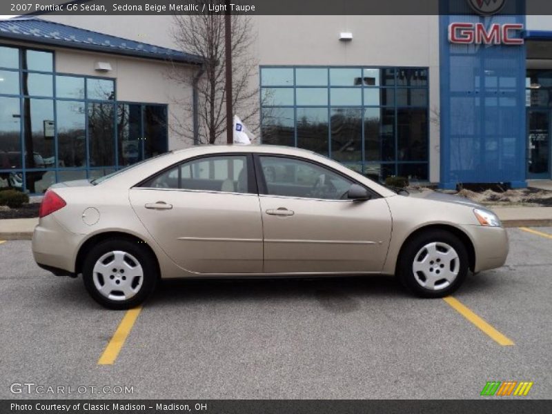 Sedona Beige Metallic / Light Taupe 2007 Pontiac G6 Sedan