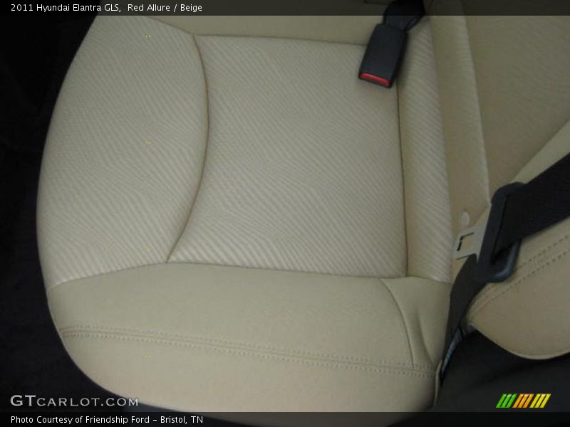 Red Allure / Beige 2011 Hyundai Elantra GLS