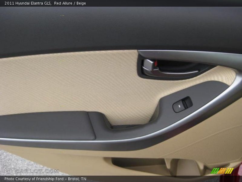 Red Allure / Beige 2011 Hyundai Elantra GLS