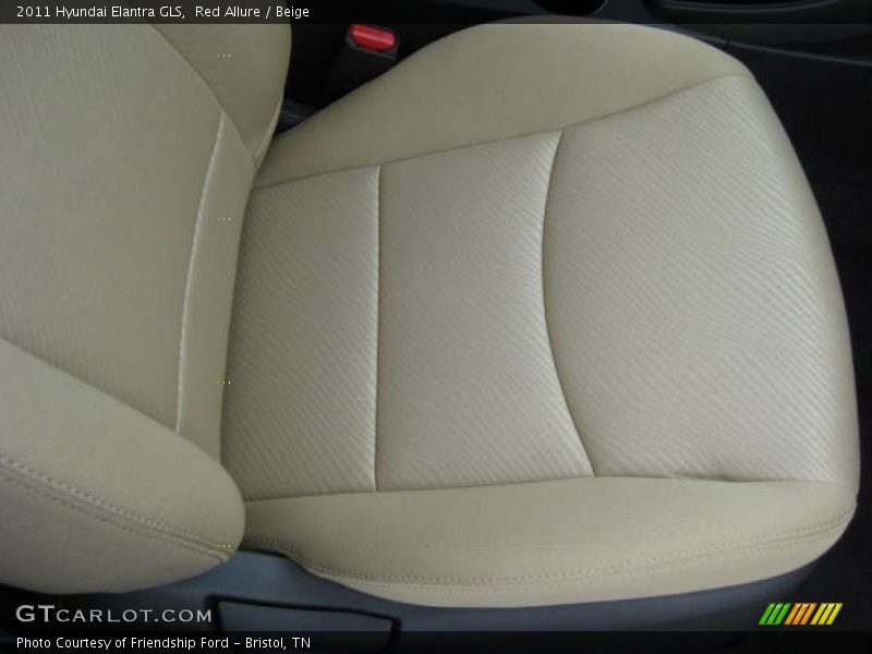 Red Allure / Beige 2011 Hyundai Elantra GLS
