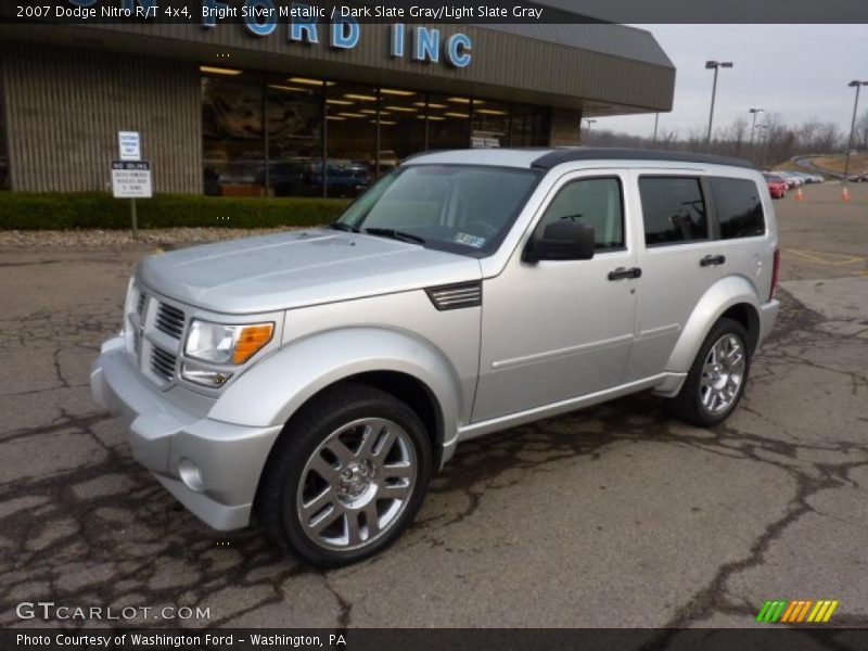 Bright Silver Metallic / Dark Slate Gray/Light Slate Gray 2007 Dodge Nitro R/T 4x4