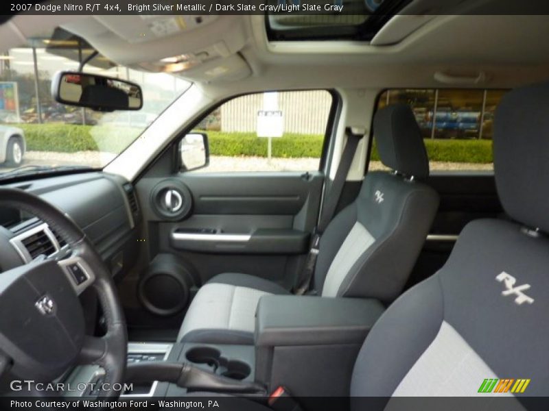 Bright Silver Metallic / Dark Slate Gray/Light Slate Gray 2007 Dodge Nitro R/T 4x4