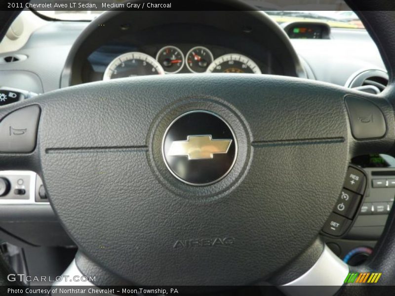 Medium Gray / Charcoal 2011 Chevrolet Aveo LT Sedan