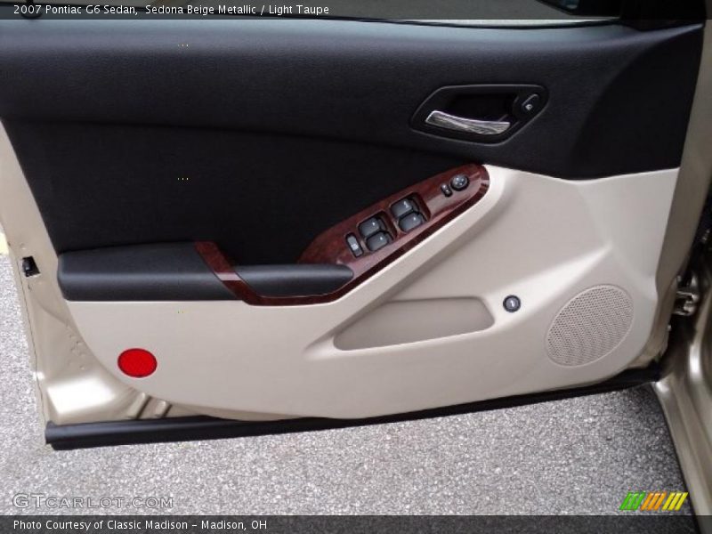 Sedona Beige Metallic / Light Taupe 2007 Pontiac G6 Sedan