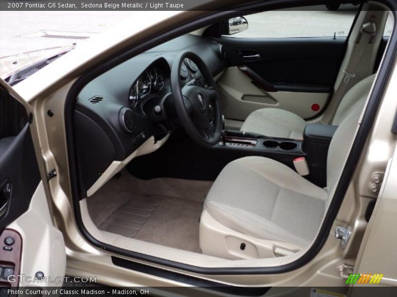 Sedona Beige Metallic / Light Taupe 2007 Pontiac G6 Sedan