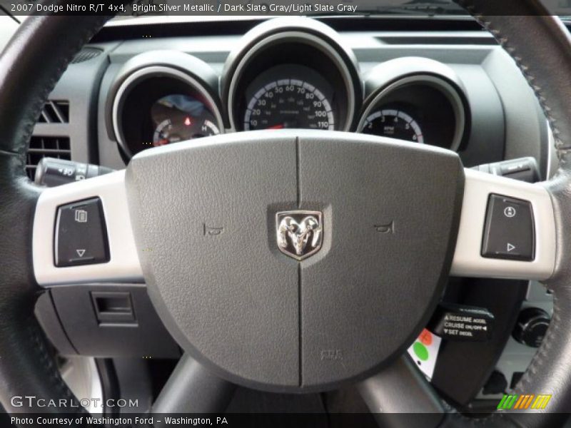 Bright Silver Metallic / Dark Slate Gray/Light Slate Gray 2007 Dodge Nitro R/T 4x4