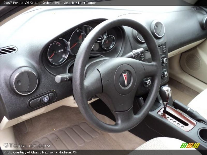 Sedona Beige Metallic / Light Taupe 2007 Pontiac G6 Sedan