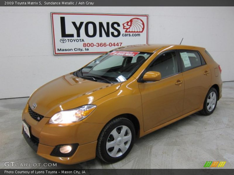 Sundance Metallic / Ash Gray 2009 Toyota Matrix S