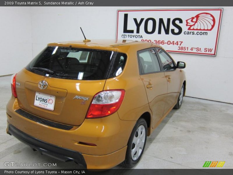 Sundance Metallic / Ash Gray 2009 Toyota Matrix S