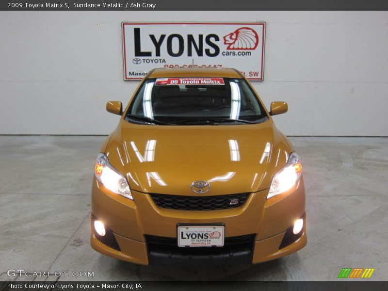 Sundance Metallic / Ash Gray 2009 Toyota Matrix S